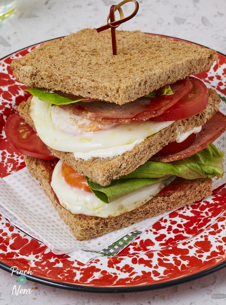 BLT Sandwich - Pinch of Nom Slimming Recipes