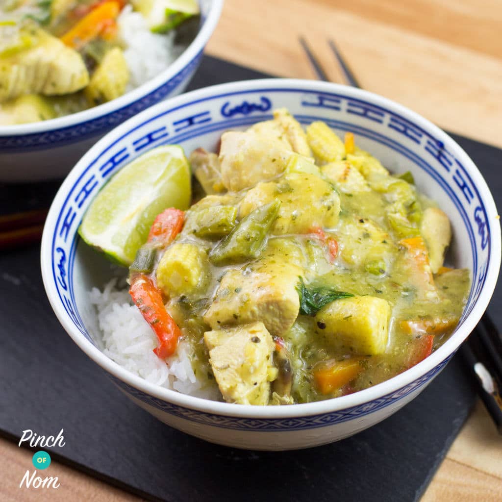 Thai Green Curry - Pinch of Nom Slimming Recipes