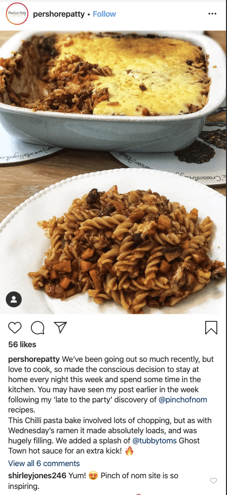 Chilli Pasta Bake - Pinch of Nom Slimming Recipes