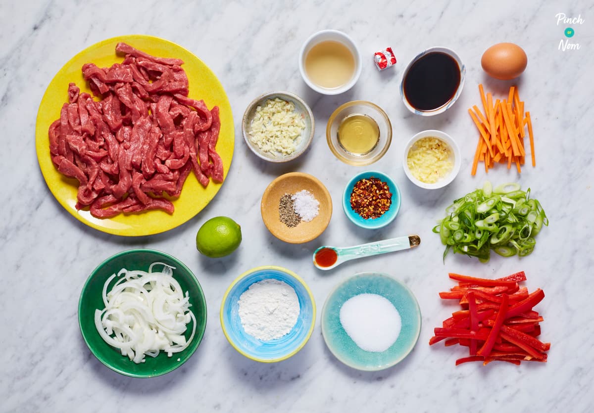 Crispy Chilli Beef - Pinch of Nom Slimming Recipes