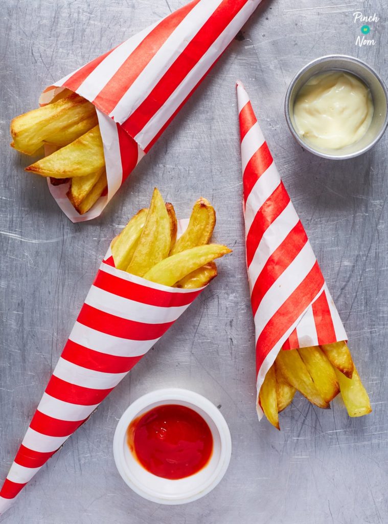 Homemade Oven Chips - Pinch of Nom Slimming Recipes