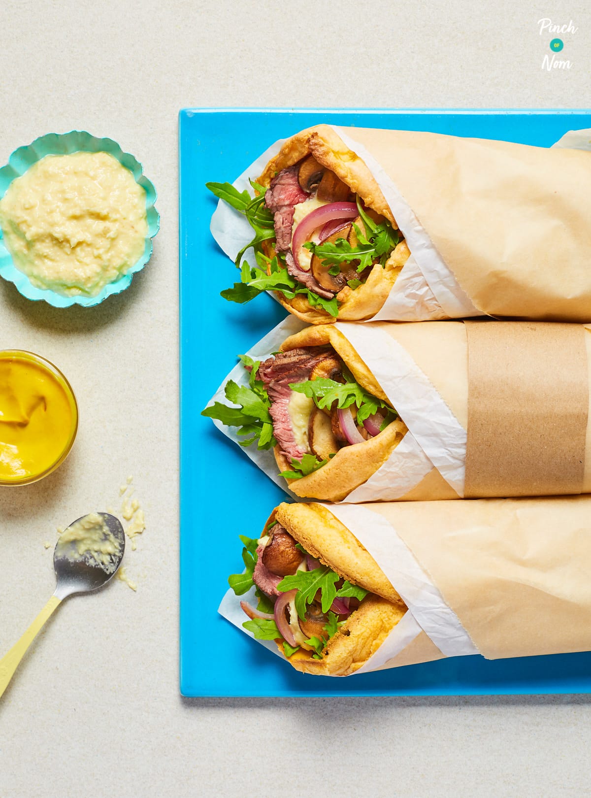 Yorkshire Pudding Wrap - Pinch of Nom Slimming Recipes