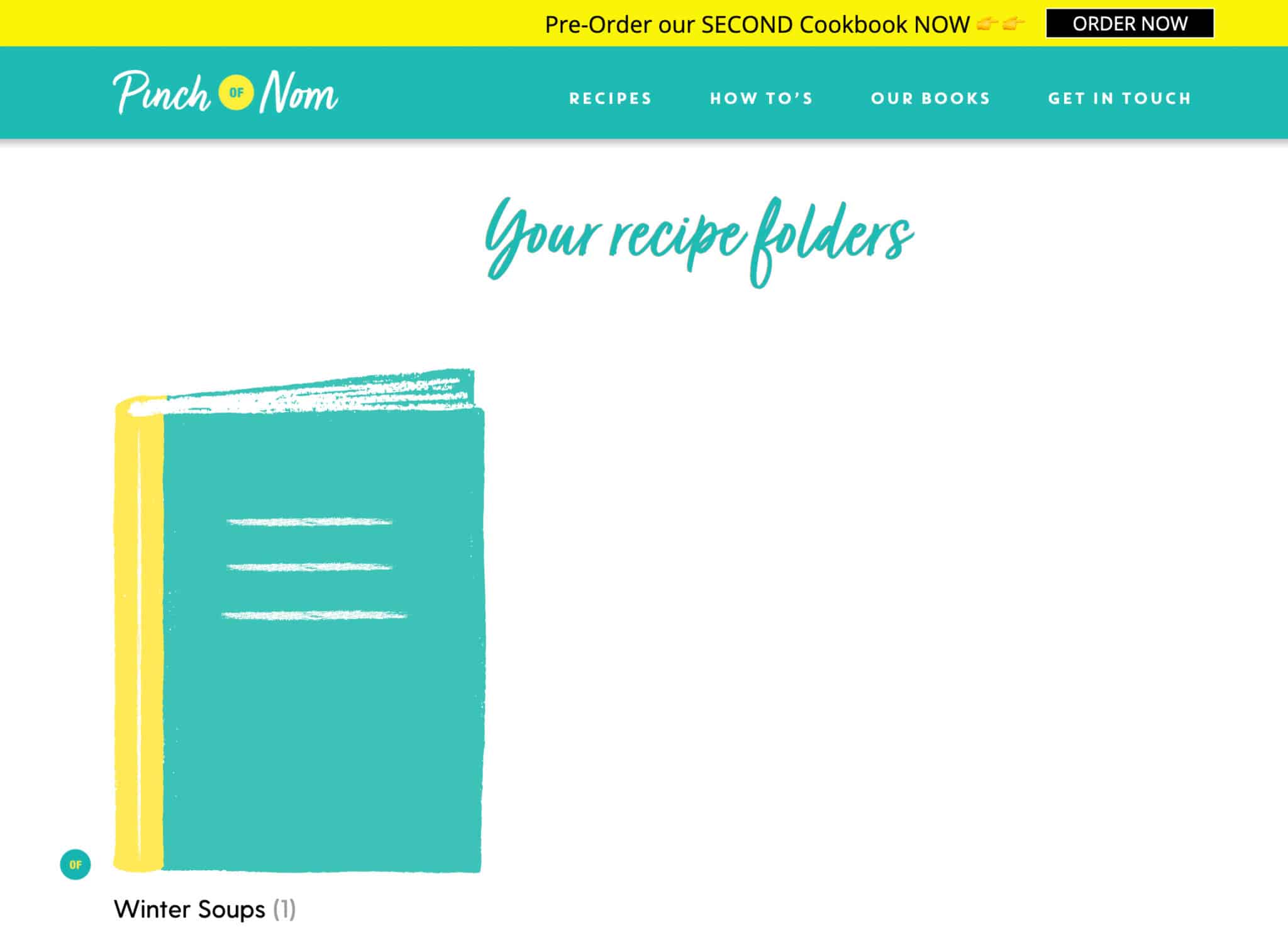 How to organise your saved recipes into folders - Pinch of Nom