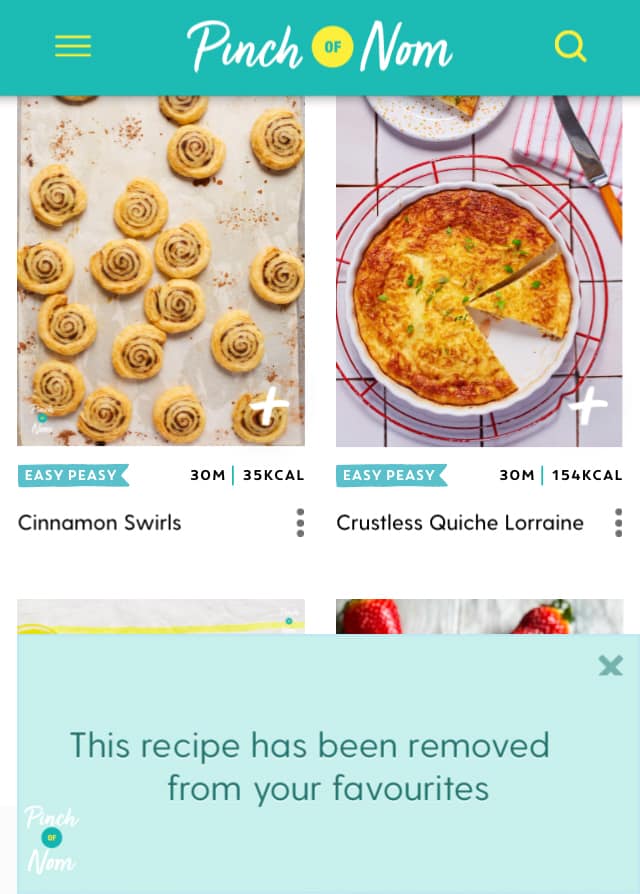How To Save Your Favourite Recipes - Pinch Of Nom
