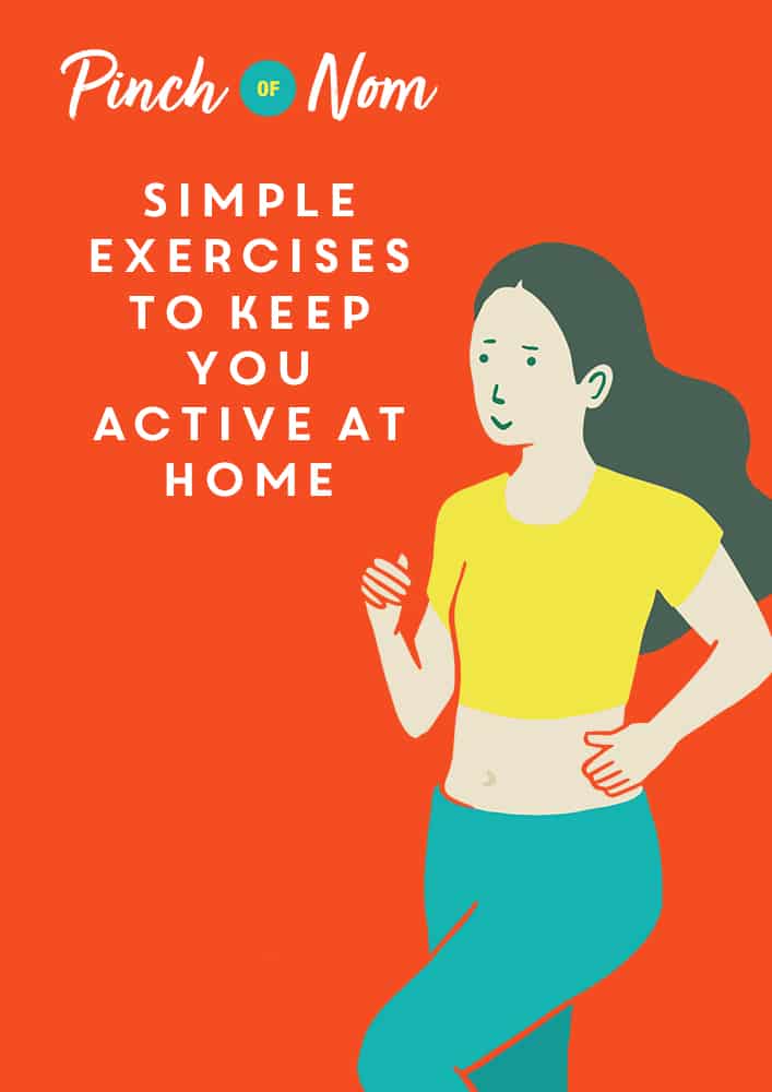Simple exercises to keep you active at home