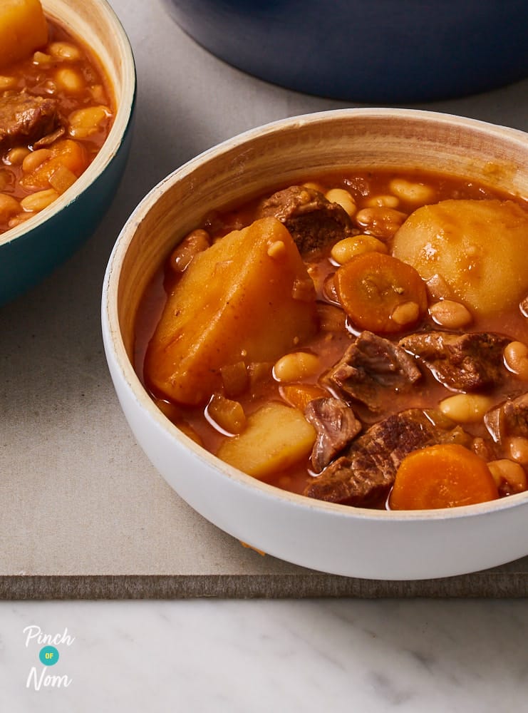 Beef and Baked Bean Stew - Pinch of Nom Slimming Recipes