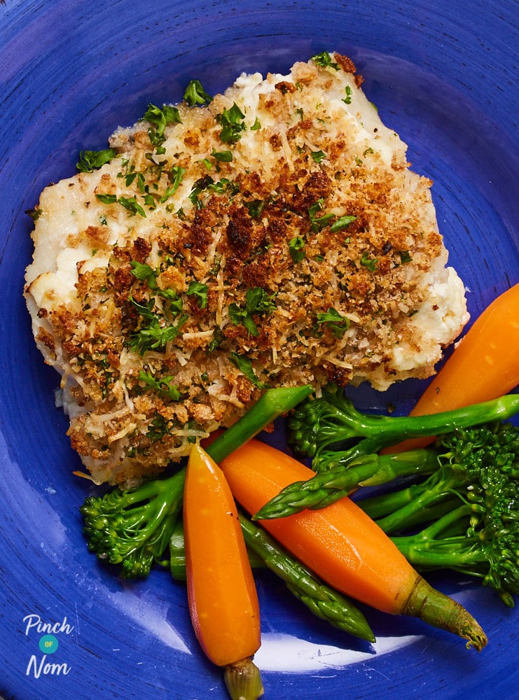 Herb Crusted Cod - Pinch of Nom Slimming Recipes
