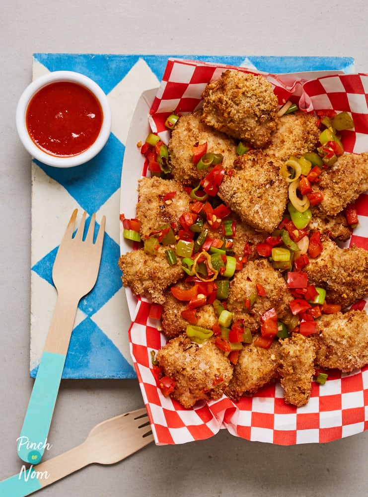 Salt and Pepper Chicken Nuggets - Pinch of Nom Slimming Recipes