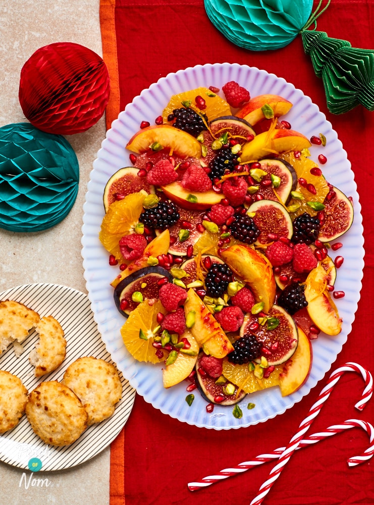 Festive Fruit Salad - Pinch Of Nom