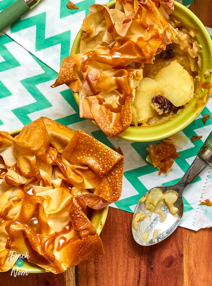 Toffee Apple Pies - Pinch of Nom Slimming Recipes