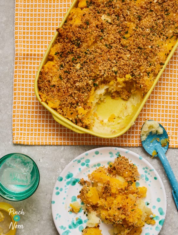 Layered Potato And Swede Gratin - Pinch Of Nom