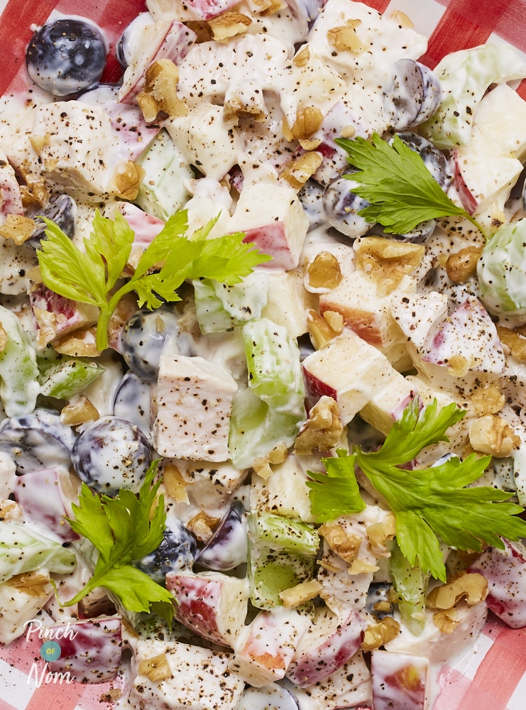Chicken Waldorf Salad - Pinch of Nom Slimming Recipes