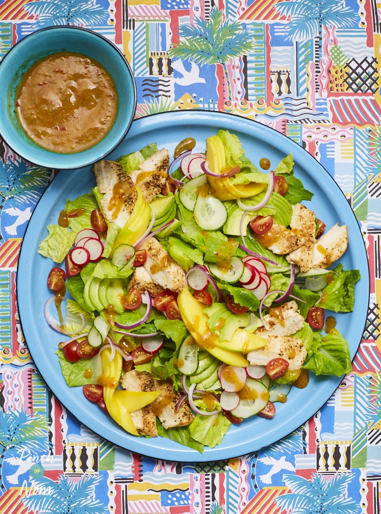Chicken and Mango Salad - Pinch of Nom Slimming Recipes