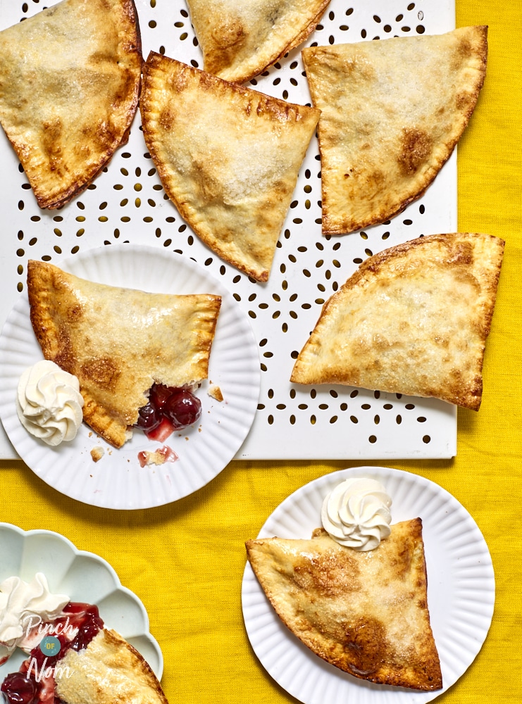 Cherry Pie Turnovers - Pinch of Nom Slimming Recipes