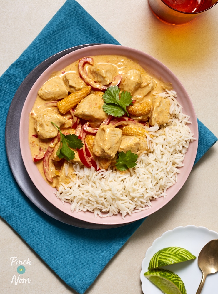 Creamy Red Thai Curry - Pinch of Nom Slimming Recipes