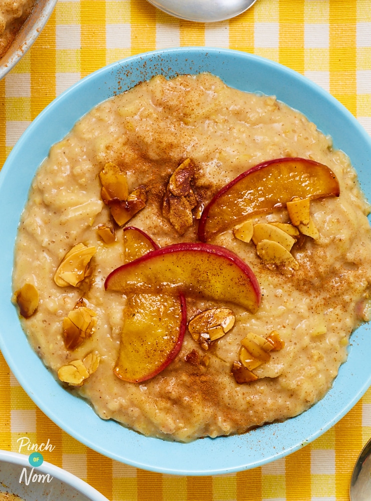 Apple Pie Porridge - Pinch of Nom Slimming Recipes