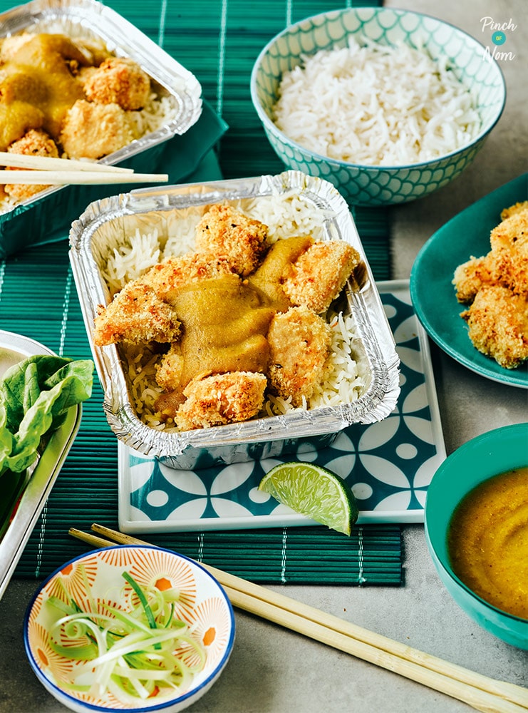Katsu Chicken Nuggets and Curry Dip - Pinch of Nom Slimming Recipes