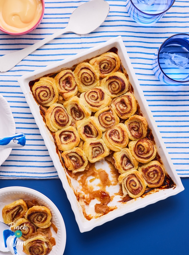Apple Cinnamon Swirl Pudding - Pinch of Nom Slimming Recipes