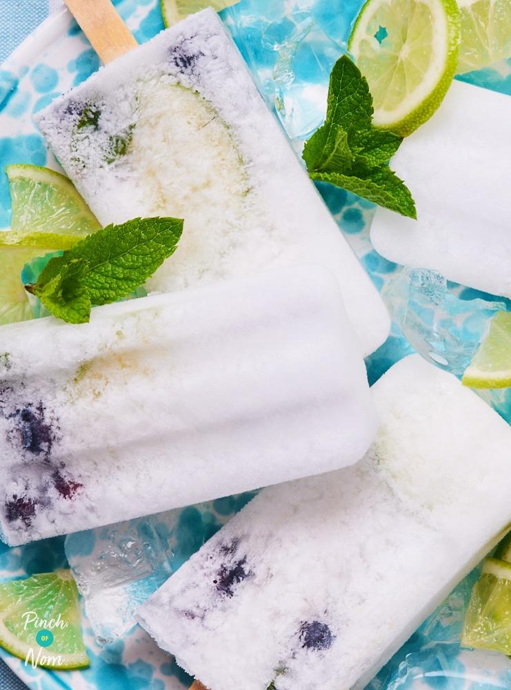 Gin and Tonic Ice Lollies - Pinch of Nom Slimming Recipes