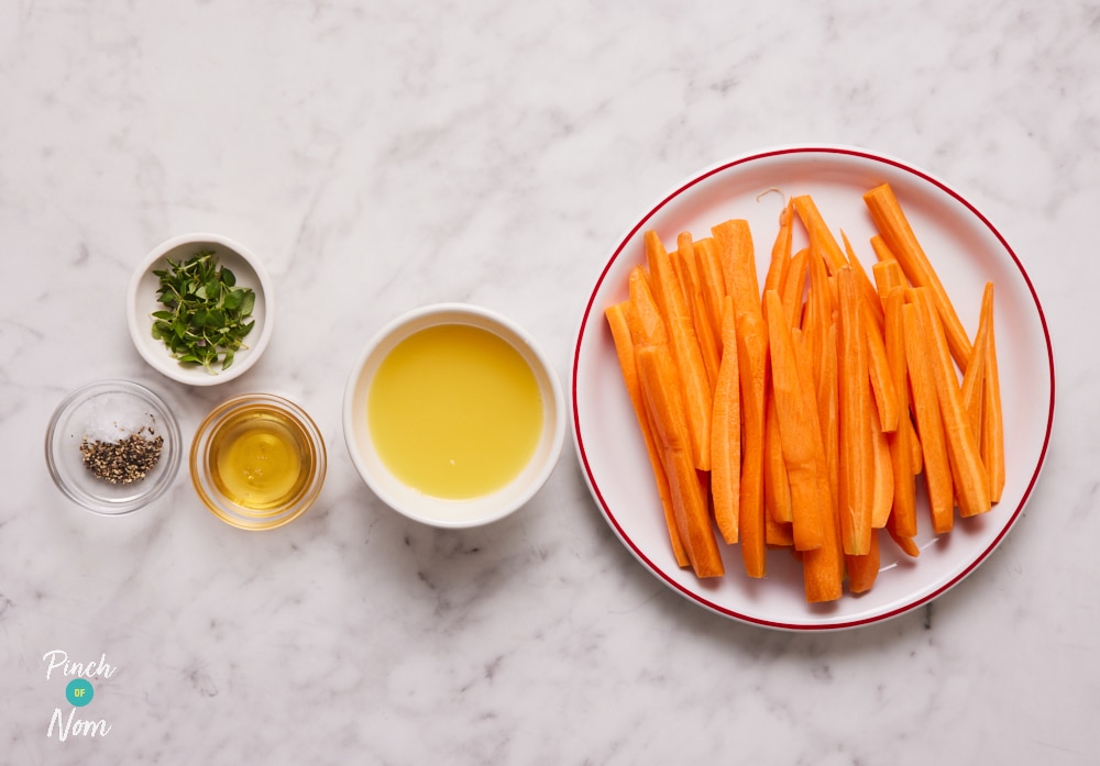 Carrots with Honey and Orange - Pinch of Nom Slimming Recipes